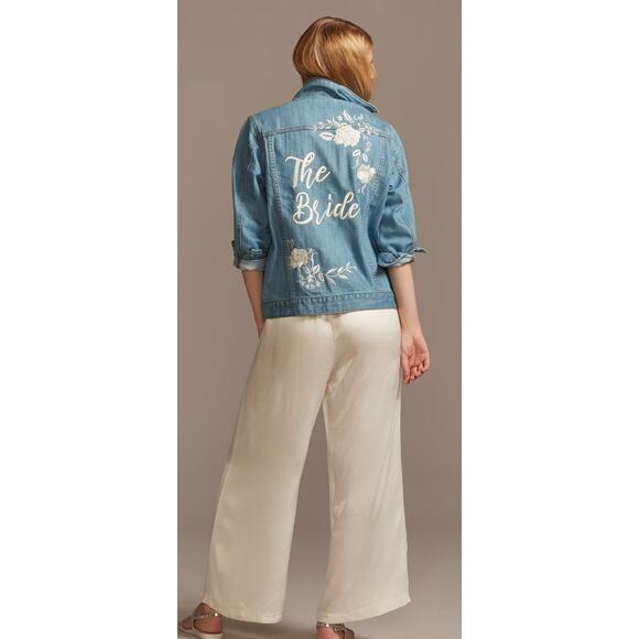 Bride Embroidered Jean Jacket - Picture 2 of 7